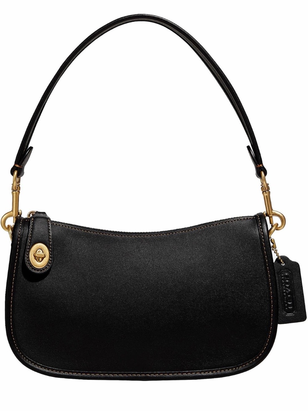 Coach Swinger Black Shoulder Bag